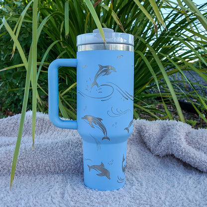 Refresher 1.2L Insulated Tumbler - Full Wrap - DOLPHIN
