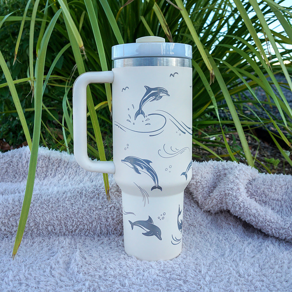 Refresher 1.2L Insulated Tumbler - Full Wrap - DOLPHIN