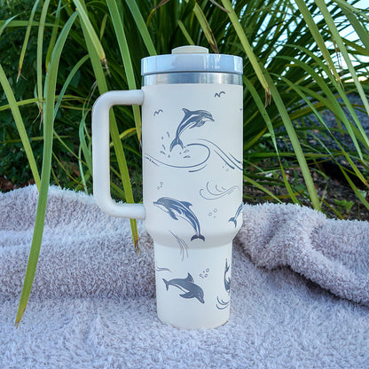 Refresher 1.2L Insulated Tumbler - Full Wrap - DOLPHIN
