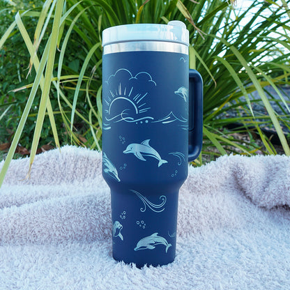 Refresher 1.2L Insulated Tumbler - Full Wrap - DOLPHIN
