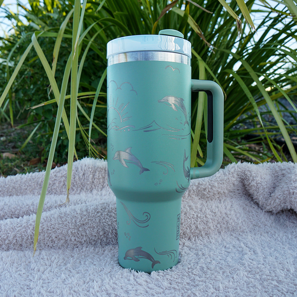 Refresher 1.2L Insulated Tumbler - Full Wrap - DOLPHIN