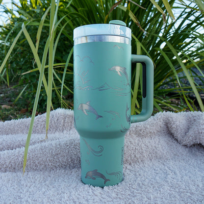Refresher 1.2L Insulated Tumbler - Full Wrap - DOLPHIN