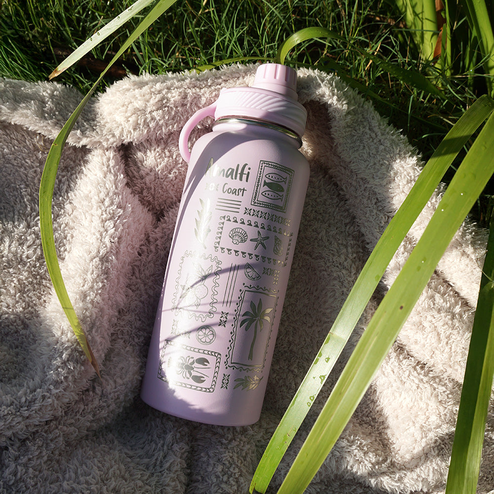 1L Insulated Water Bottle Half Wrap - AMALFI COAST
