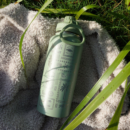 1L Insulated Water Bottle Half Wrap - AMALFI COAST