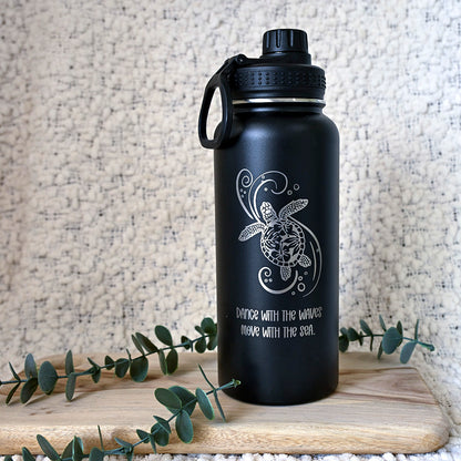 1L Insulated Water Bottle - TURTLE