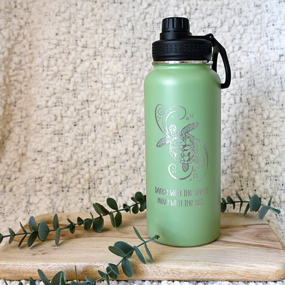 1L Insulated Water Bottle - TURTLE