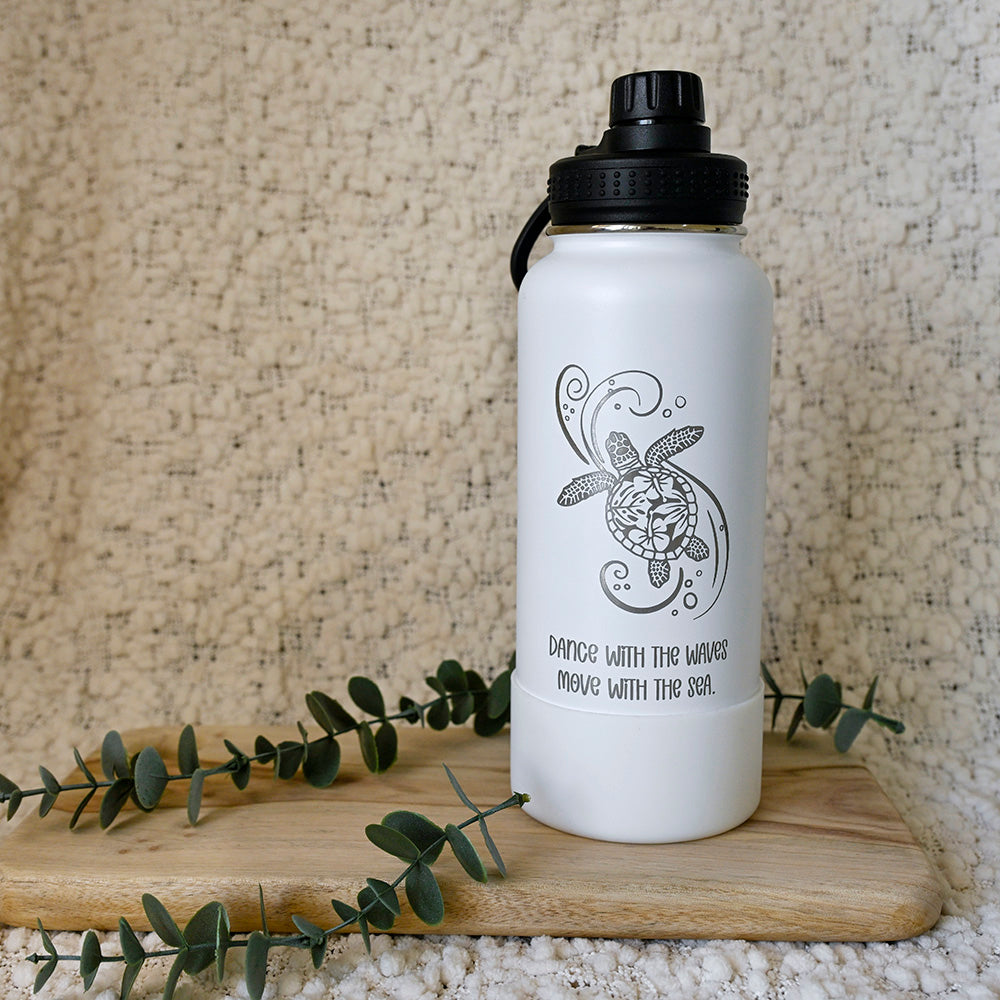 1L Insulated Water Bottle - TURTLE