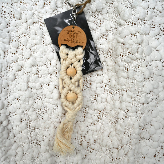 Macrame Boho Keychain or Bag Decoration - TENGJA