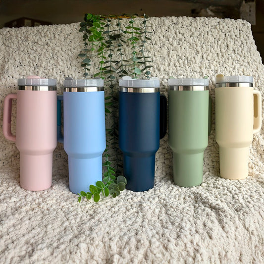 Refresher 1.2L Insulated Tumbler with Handle and Straw - CUSTOM DESIGN - TENGJA