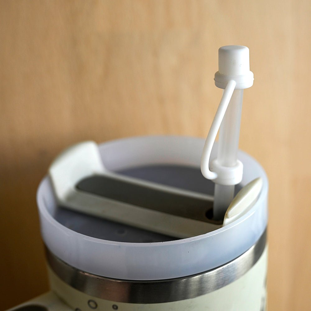 Refresher 1.2L Insulated Tumbler with Handle and Straw - Full Wrap FORAL - TENGJA
