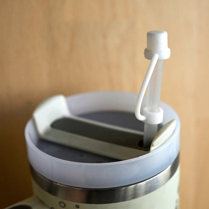 Refresher 1.2L Insulated Tumbler with Handle and Straw - Full Wrap FORAL - TENGJA