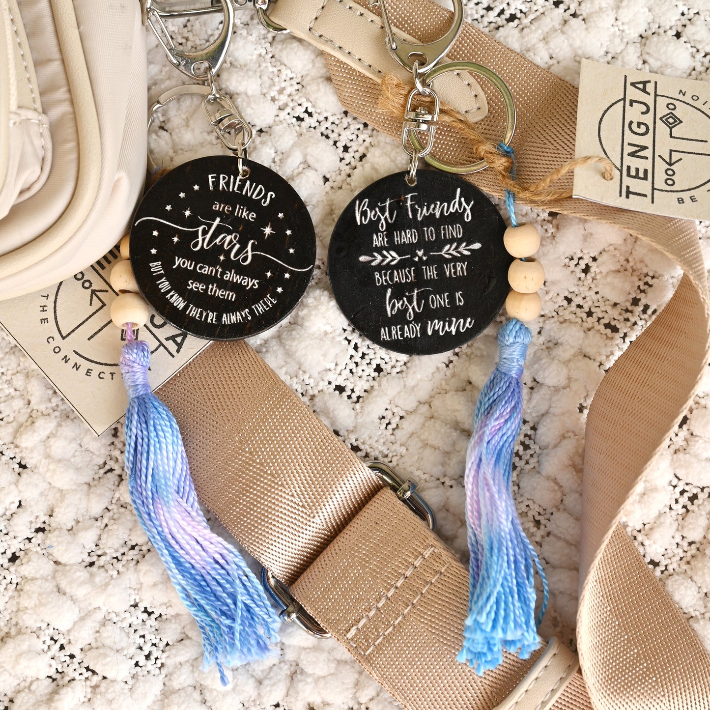 Resin Galaxy Keychain or Bag Decoration - Friendship - TENGJA