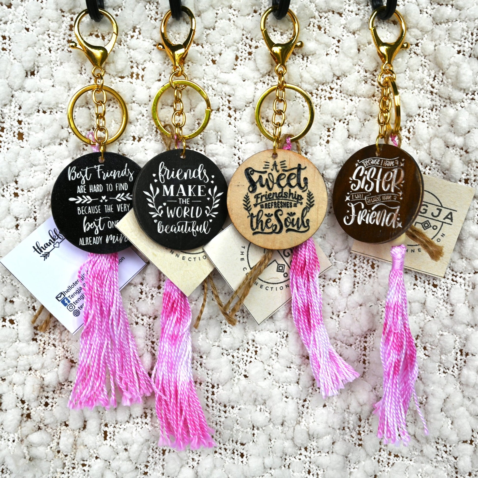 Resin Keychain or Bag Decoration - Friendship - TENGJA