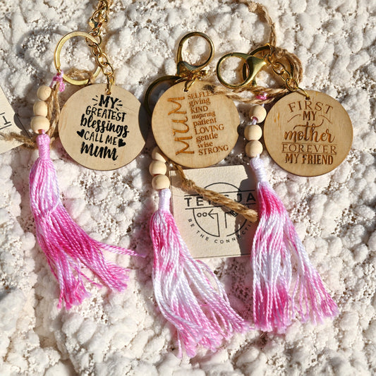 Resin Keychain or Bag Decoration - Mothers - TENGJA