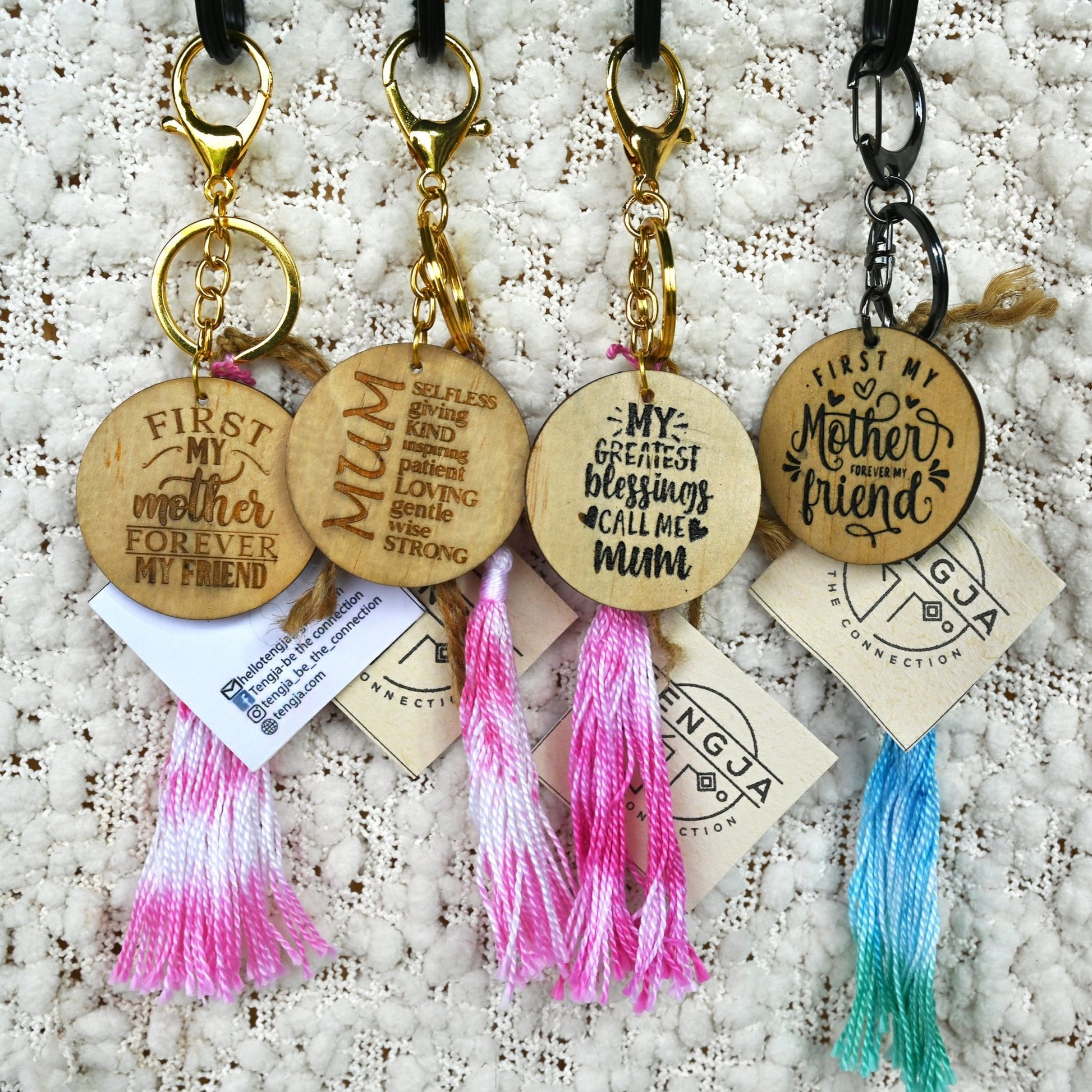 Resin Keychain or Bag Decoration - Mothers - TENGJA